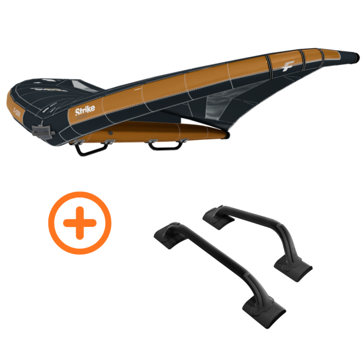 Aile de wing surf F-one Strike V5 Aluula 2025 avec poignées OFFERTES | aile de wing foil pas cher