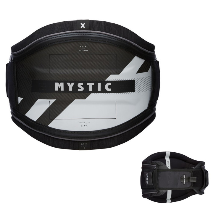 Harnais ceinture Mystic Majestic X coloris noir et blanc vue de détail 2