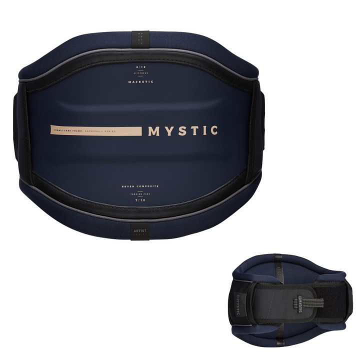 Achat harnais kite ceinture Mystic Majestic Bleu 2022 | Harnais rigide