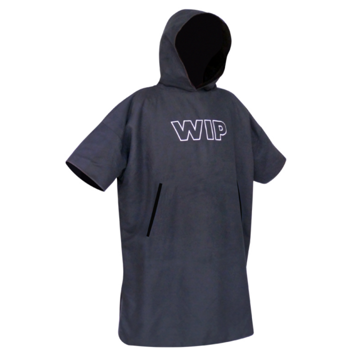 Poncho reversible forward wip noir | Poncho de plage pas cher