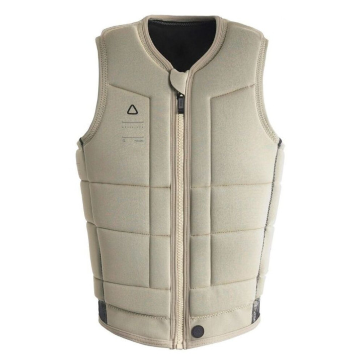 Gilet wakeboard Follow affiliate beige | Gilet impact wakeboard pas cher
