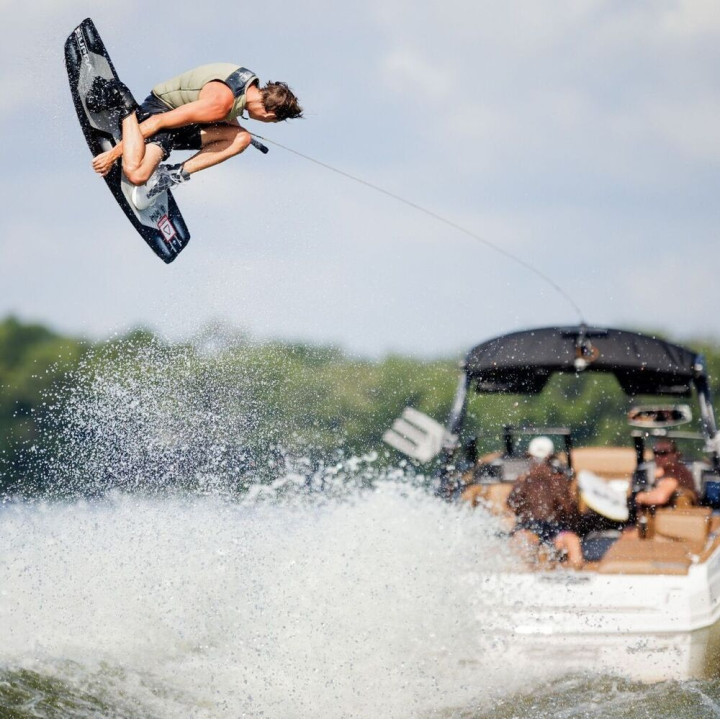 Gilet wakeboard Follow affiliate beige | Gilet impact wakeboard pas cher