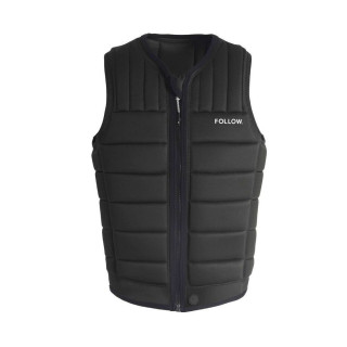 Gilet wakeboard Follow total gris fonce  | Gilet impact wakeboard pas cher