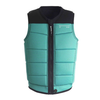 Gilet wakeboard Follow section black-teal  | Gilet impact wakeboard pas cher