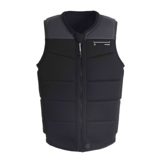 Gilet wakeboard Follow section noir  | Gilet impact wakeboard pas cher