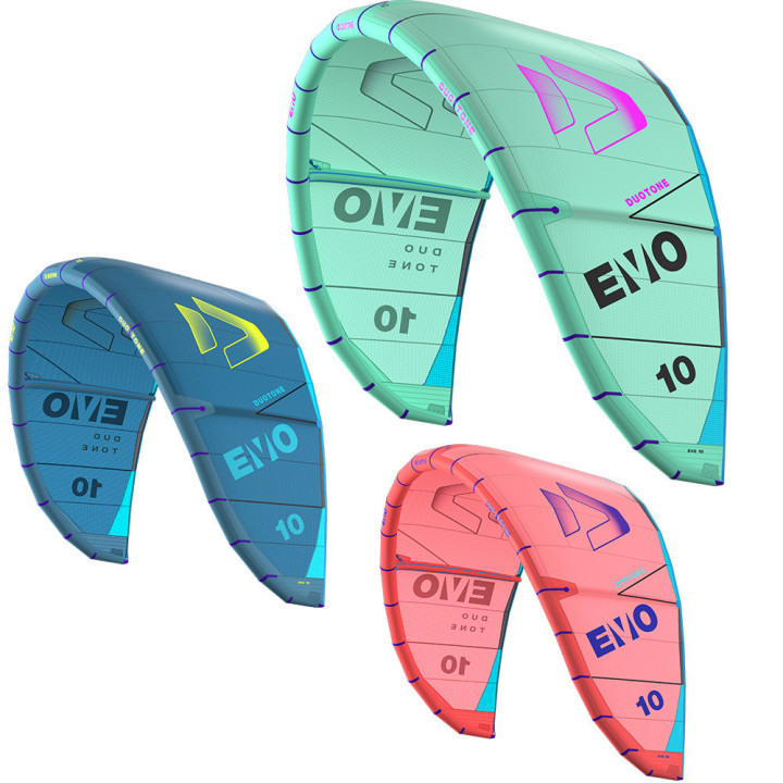 Aile kitesurf Duotone EVO 2025 en Stock au Meilleur Prix | Aile de kite à boudin