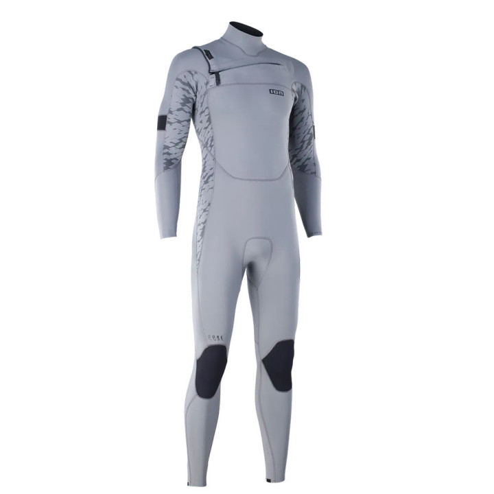 Combinaison de surf intégrale Ion Seek Core Sage-Grey 4/3 Front zip manches longues homme | combi neoprene hiver pas cher