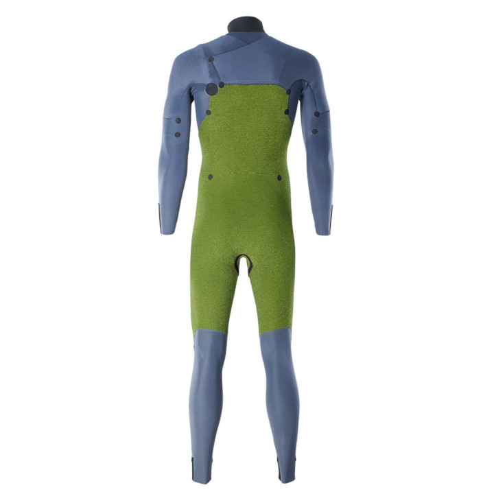 Combinaison de surf intégrale Ion Seek Core Sage-Grey 4/3 Front zip manches longues homme | combi neoprene hiver pas cher
