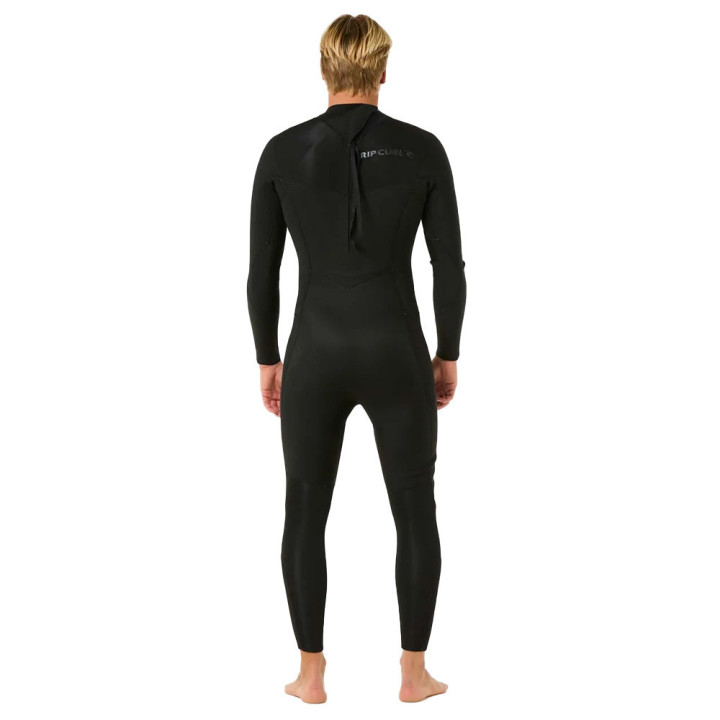 Combinaison de surf intégrale Rip Curl Dawn Patrol Black 4/3 Backzip manches longues homme 2026 | combi neoprene hiver pas cher