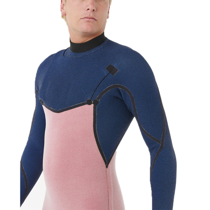 Combinaison de surf intégrale Rip Curl Flashbomb Pro Deep Cactus 4/3 Zip Free manches longues homme 2026 | combi neoprene hiver