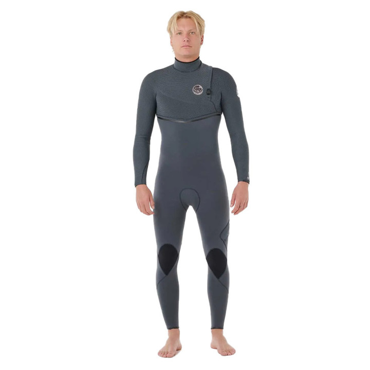 Combinaison de surf intégrale Rip Curl E-Bomb Iron 4/3 Zip Free manches longues homme 2026 | combi neoprene hiver pas cher