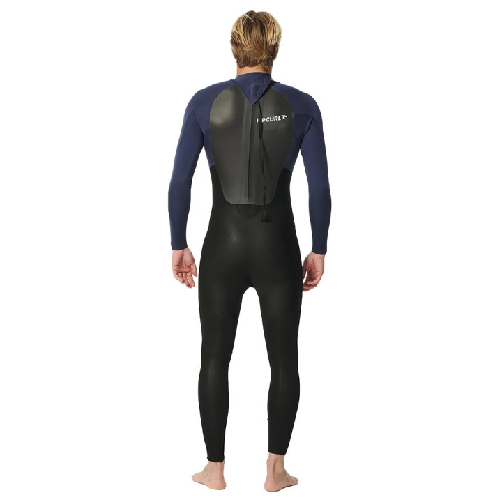 Combinaison de surf intégrale Rip Curl Omega GB Steamer Slate 4/3 Backzip manches longues homme 2026 | combi neoprene hiver pas