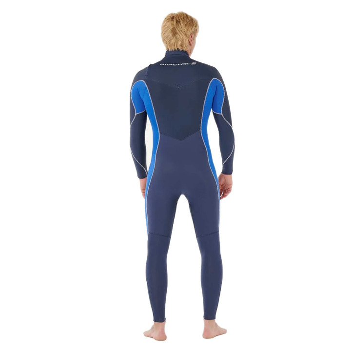 Combinaison de surf intégrale Rip Curl Dawn Patrol Eletric Cobalt 2026 4/3 Chestzip manches longues homme| combi neoprene hiver