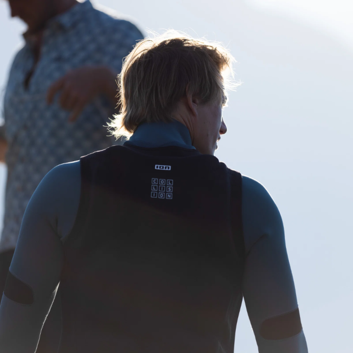 Gilet impact wakeboard Ion homme Collision Element Side Zip Noir | Gilet wakeboard pas cher