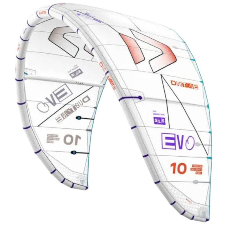 Aile kitesurf Duotone EVO SLS Concept Blue 2026 en Stock au Meilleur Prix | Aile de kite à caisson freeride