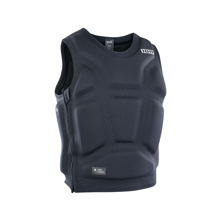 Gilet impact wakeboard Ion homme Collision Element Side Zip Noir | Gilet wakeboard pas cher
