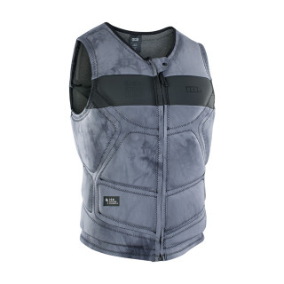 Gilet impact Ion Collision Select Wake Front Zip gris vue de face