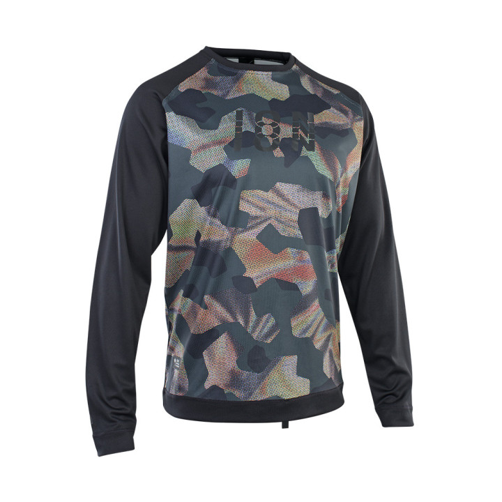 Wetshirt Ion manches longues motif gris camouflage protection UV homme