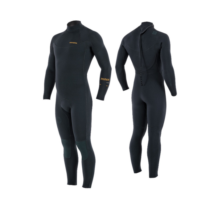 Combinaison intégrale Manera seafarer backzip 4 3 homme 2022 anthracite | combinaison neoprene pas cher