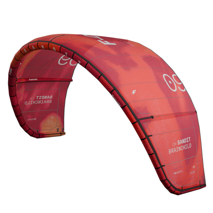 Aile kitesurf F-one Bandit Brainchild V2 2026 en Stock au Meilleur Prix | Aile de kite à boudin freeride