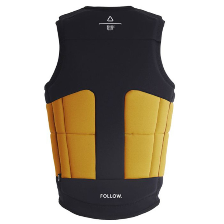 Gilet impact kite Follow Global Orange-Black homme 2026| Gilet impact pas cher