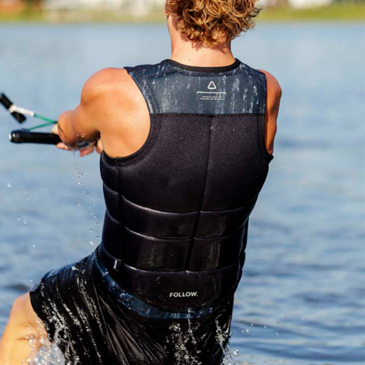 Gilet impact kitesurf Follow Affiliate noir homme 2026 | Gilet impact pas cher