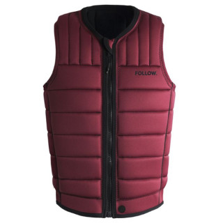 Gilet impact kitesurf Follow Total Maroon homme 2026 | Gilet impact pas cher