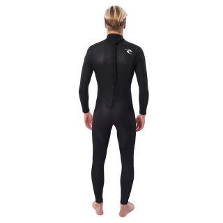 Combinaison de surf intégrale Rip Curl Freelite 2023 noir 4/3 Backzip manches longues homme | combi neoprene hiver pas cher