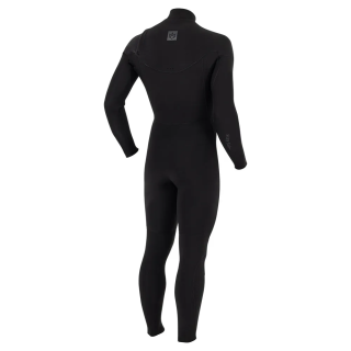 Combinaison de surf intégrale Manera Seafarer+ Noir 4/3 Frontzip manches longues homme 2024 | combi neoprene hiver pas cher