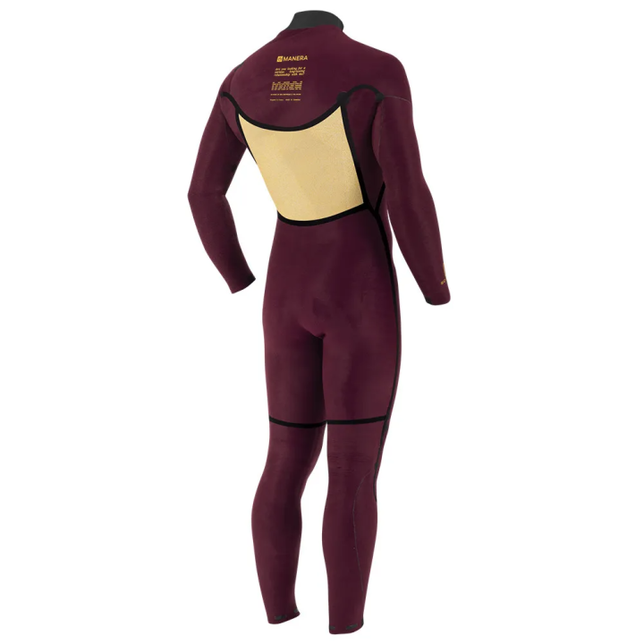 Combinaison de surf intégrale Manera Seafarer+ Noir 4/3 Frontzip manches longues homme 2024 | combi neoprene hiver pas cher