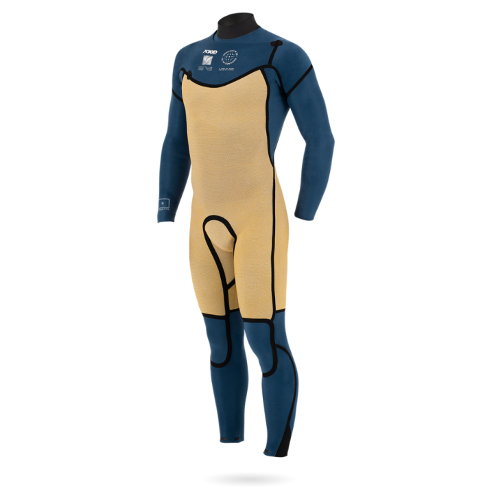 Combinaison de surf intégrale Manera x10 Meteor Noir 4/3 Frontzip manches longues homme 2022 | combi neoprene hiver pas cher