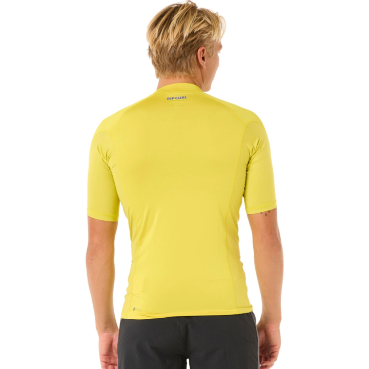 Lycra RIP CURL WAVES Manches Courtes UPF Jaune