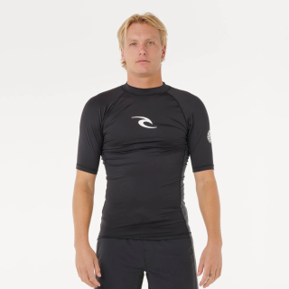 Lycra RIP CURL WAVES Manches Courtes UPF Noir