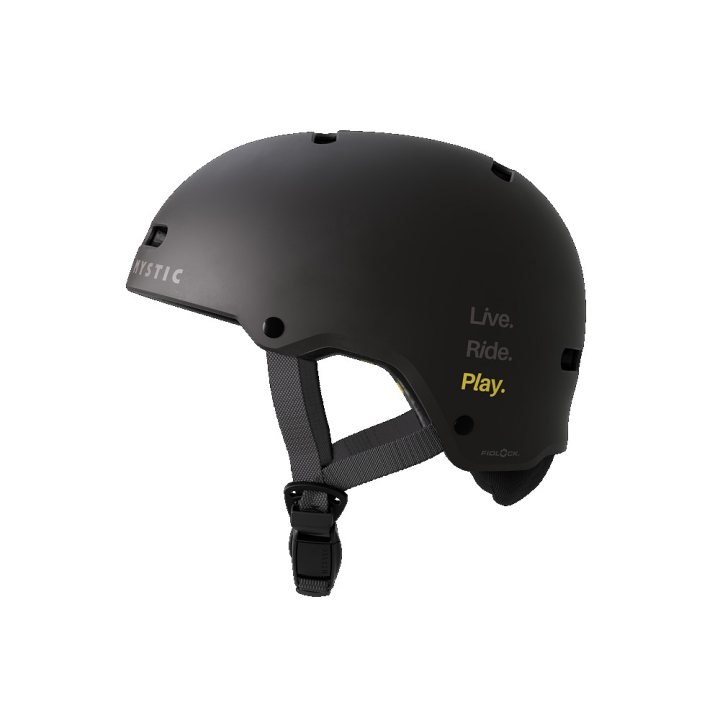 Casque de protection Mystic Vandal Pro Dirty Habits vue de côté 3