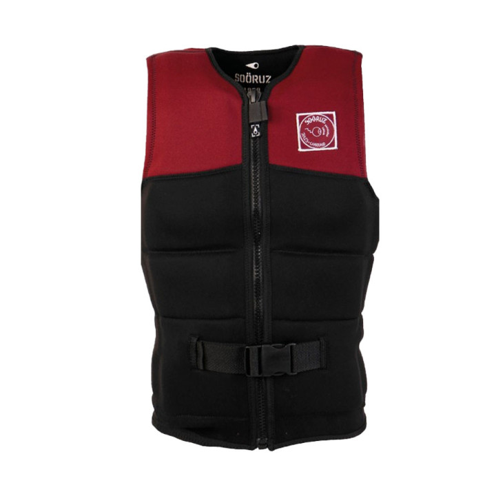 Impact Vest Sooruz Jules Charraud Pro Model Frontzip 2023 Wine | Flysurf.com