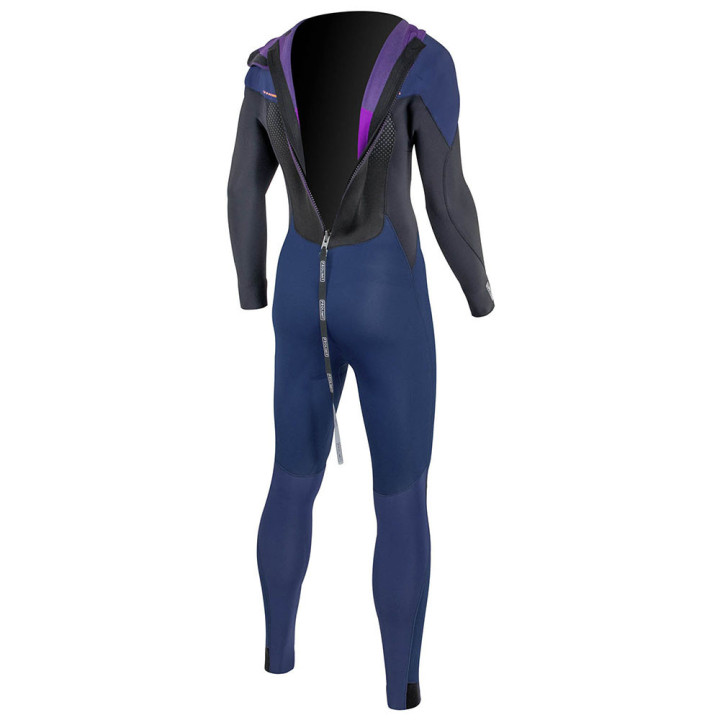 Combi de surf intégrale Prolimit Fusion Streamer 4 3 navy manches homme 2023 | combinaison neoprene hiver pas cher