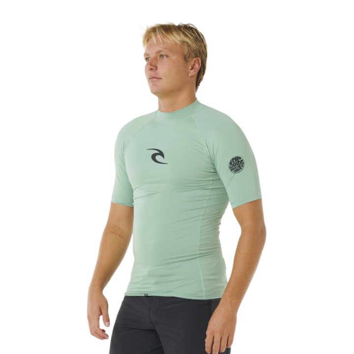 Lycra rip curl waves upf perf manches courtes