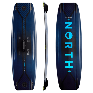 North Kiteboarding Atmos Ultra 2026 twintip kiteboard seen from the front