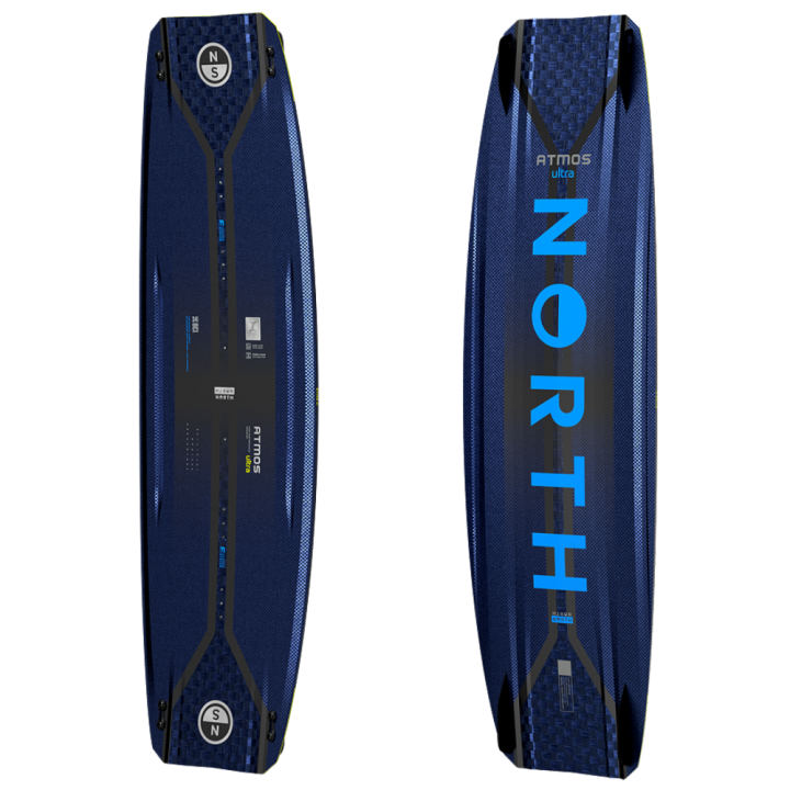 Kitesurf-Board North Atmos Ultra 2026 Twintip in der Vorderansicht