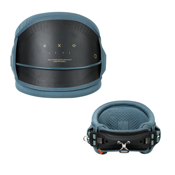 Achat harnais kite ceinture Manera EXO 2023 Noir Bleu | Harnais twintip souple
