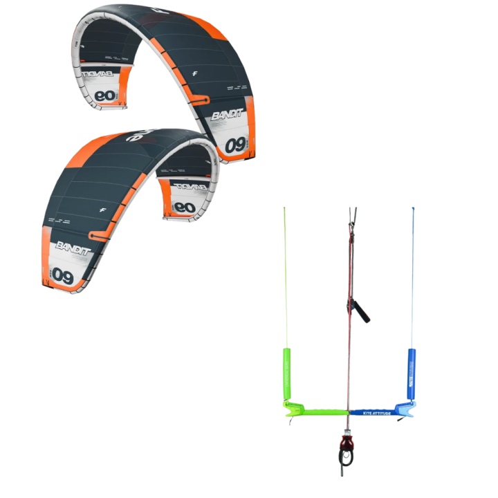 Aile F-One Bandit TEC 2025 + Barre Kite Attitude — Pack