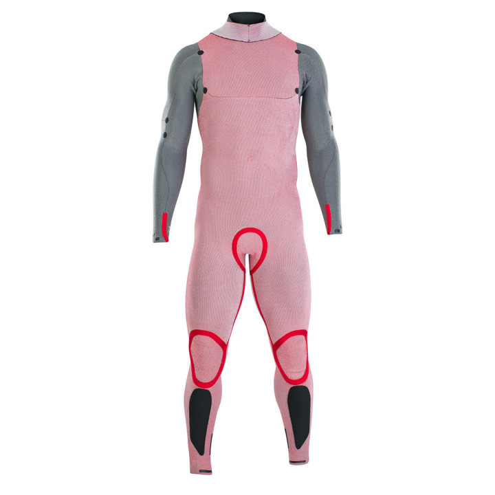 Combinaison intégrale Ion Seek Amp 4 3 backzip homme 2023 gris | combi neoprene hiver pas cher