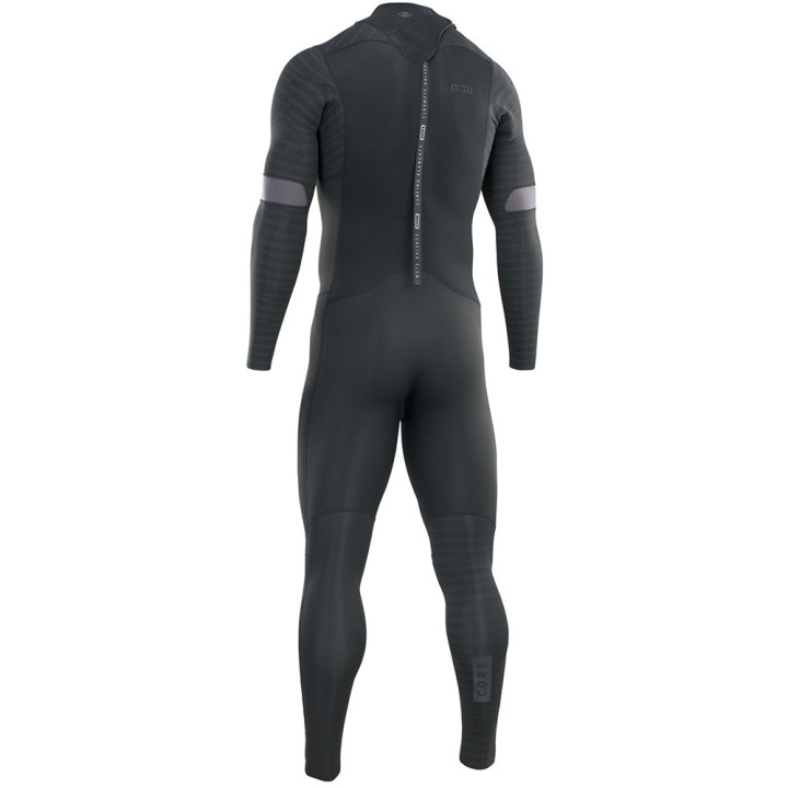 Combi intégrale Ion Seek Core 4 3 backzip homme 2023 noir | combinaison neoprene hiver pas cher