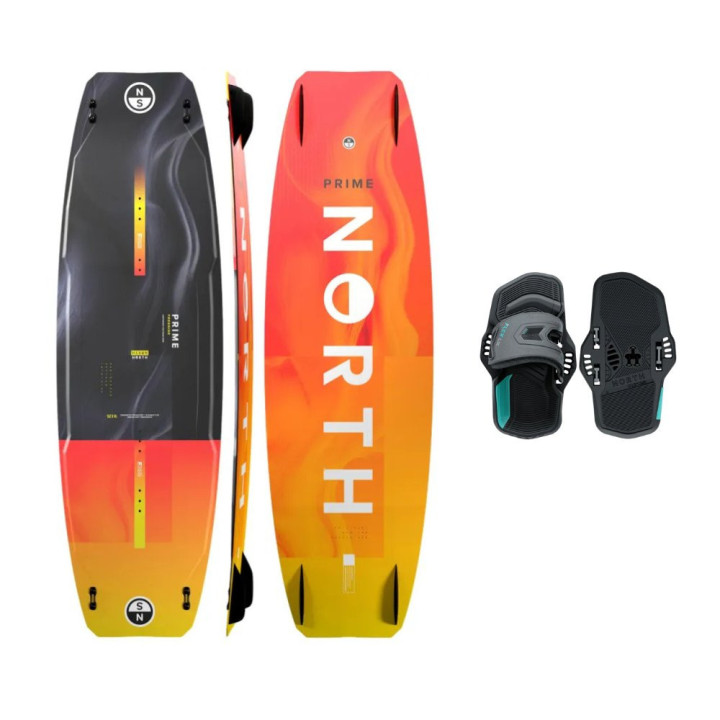 North Prime 2026 + pads Flex LX | Pack kitesurf complet
