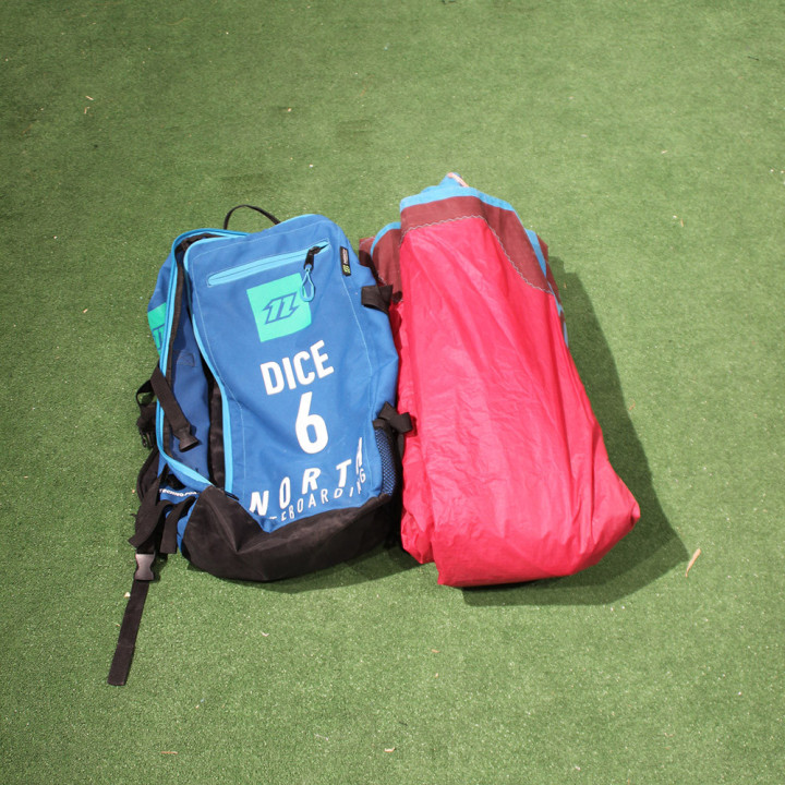 AILE DE KITESURF OCCASION NORTH 2017 06.0M DICE | Flysurf.com 06.0M
