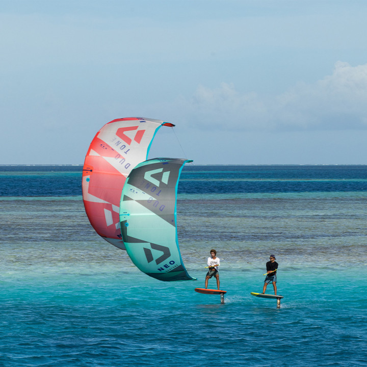 Aile kitesurf Duotone Neo corail 2024 en Stock au Meilleur Prix | Aile de kite à boudin freeride