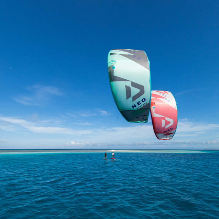 Aile kitesurf Duotone Neo corail 2024 en Stock au Meilleur Prix | Aile de kite à boudin freeride