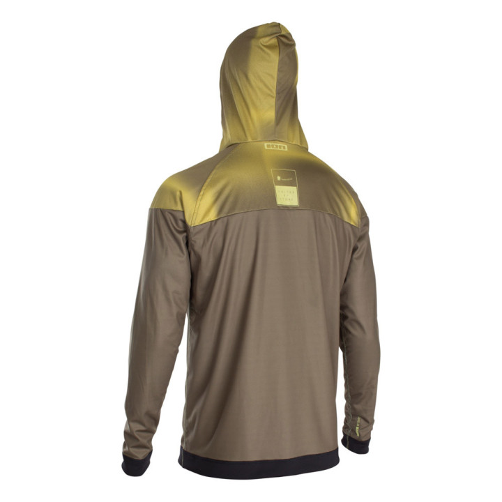 ION WETSHIRT HOOD MANCHE LONGUE VERT | Flysurf.com