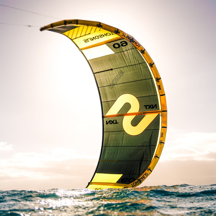 Aile kitesurf Slingshot Code NXT V1 2025 en Stock au Meilleur Prix | Aile de kite à boudin freeride
