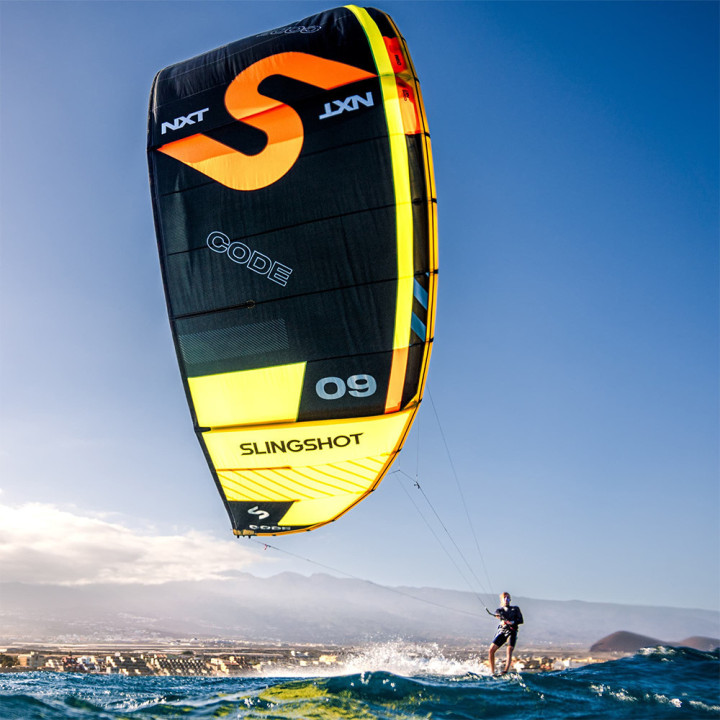 Aile kitesurf Slingshot Code NXT V1 2025 en Stock au Meilleur Prix | Aile de kite à boudin freeride